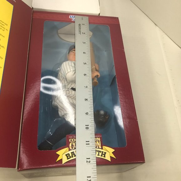 Vintage 1996 Hasbro Starting Lineup Cooperstown Collection Babe Ruth 13136 New - Picture 11 of 12